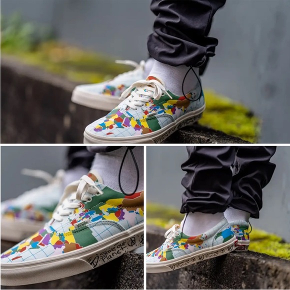 Vans Save Our Planet World Map Shoes - Picture 9 of 9